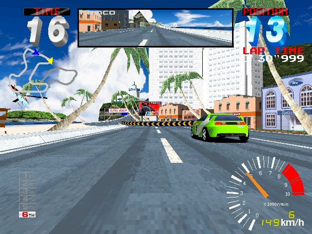 Ridge Racer 2 (Rev. RRS2, US) Screenshot 1